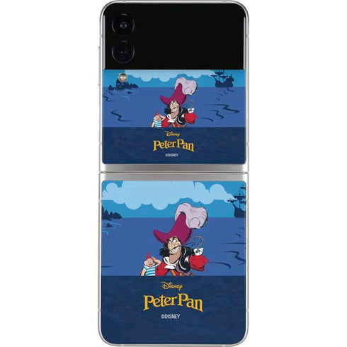 Disney Peter Pan Captain Hook and Smee Galaxy Z Flip4 5G Skin